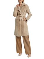 Ulzio Shearling Trench Coat