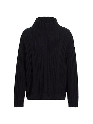 Vitalba Wool-Cashmere Turtleneck Sweater