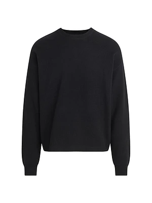 Cotton-Cashmere Crewneck Sweater