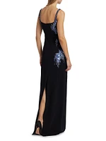 Debano Embellished Slip Gown