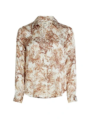 Tyler Toile Silk Blouse