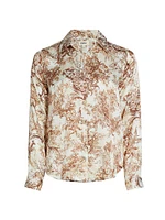 Tyler Toile Silk Blouse