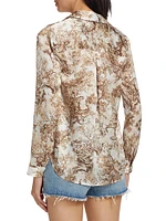 Tyler Toile Silk Blouse