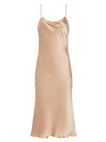 Rosabella Silk Loop Slip Dress