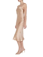 Rosabella Silk Loop Slip Dress