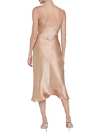 Rosabella Silk Loop Slip Dress