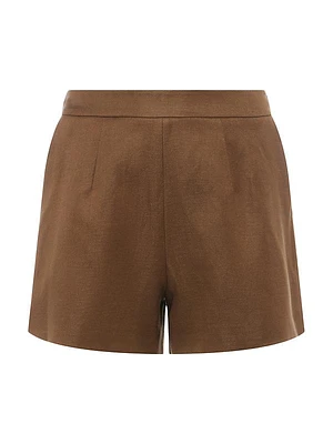 Ashton Linen-Blend Shorts