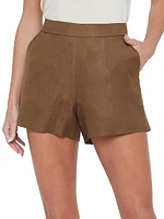 Ashton Linen-Blend Shorts