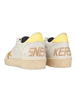 Ball Star Leather & Suede Sneakers