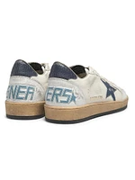 Ballstar Lizard-Print Leather Sneakers