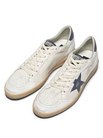 Ballstar Lizard-Print Leather Sneakers