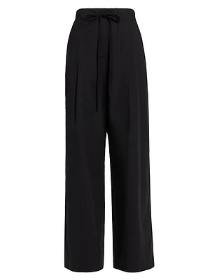 Jones Pleated Bow Pants