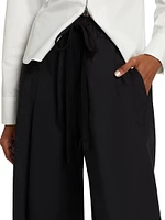 Jones Pleated Bow Pants