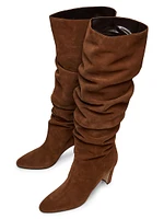 Calassohi Suede Slouchy Knee-High Boots