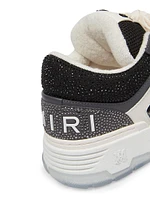 MA-1 Crystal-Embellished Low-Top Sneakers