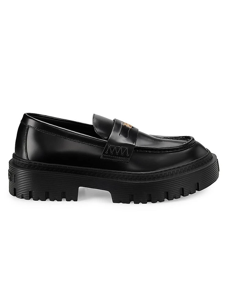 Jumbo Leather Loafers