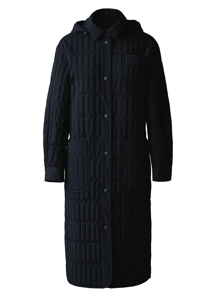 Tadoka Vertical Quilted Down Coat