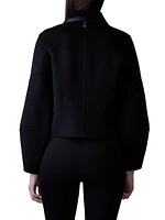 Solana Wool Balloon-Sleeve Jacket