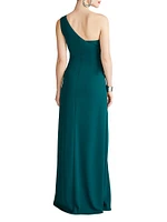 Verdianna One-Shoulder Gown