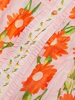 Papaya Salad Cotton Maxi Dress