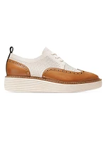 OriginalGrand Leather Platform Oxfords