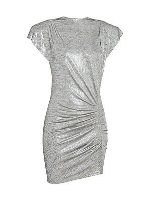 Nadilia Metallic Minidress