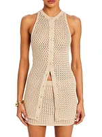 Tilli Knit Crochet Vest Top