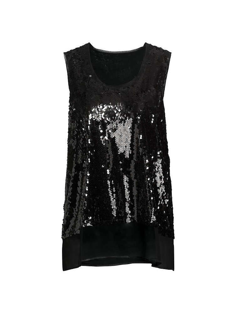 Sequin Tank Top