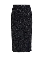 Paltrow Sequined Pencil Midi-Skirt