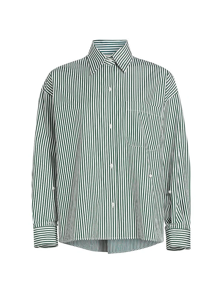 New Earl Striped Button-Up Shirt