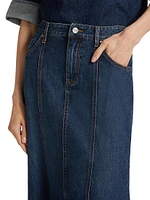 Harley Denim Maxi Skirt