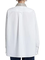 Big Joe Cotton Embellished Collar Shirt