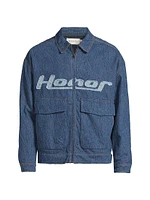 Sounds Of The Inner City Frequency Cotton Denim Jacket