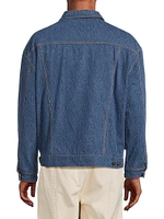 Sounds Of The Inner City Frequency Cotton Denim Jacket