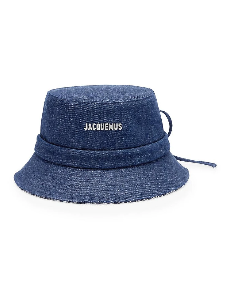 Gadjo Logo Denim Bucket Hat