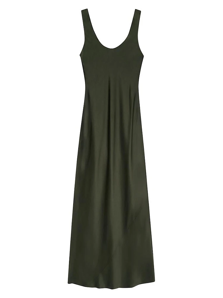 Camille Silk Maxi Dress