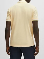 Polo Shirt with Contrast Logo Details