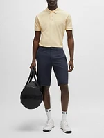 Polo Shirt with Contrast Logo Details