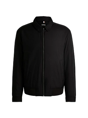 Regular Fit Jacket Water Repellent Material