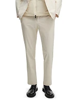 Slim-Fit Trousers Performance-Stretch Fabric