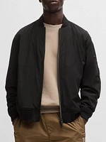 Water-Repellent Jacket with Zipped Sleeve Pocket