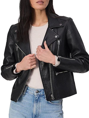 Arrow Leather Biker Jacket