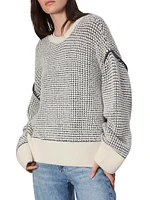 Katie Chunky Waffle-Knit Sweater