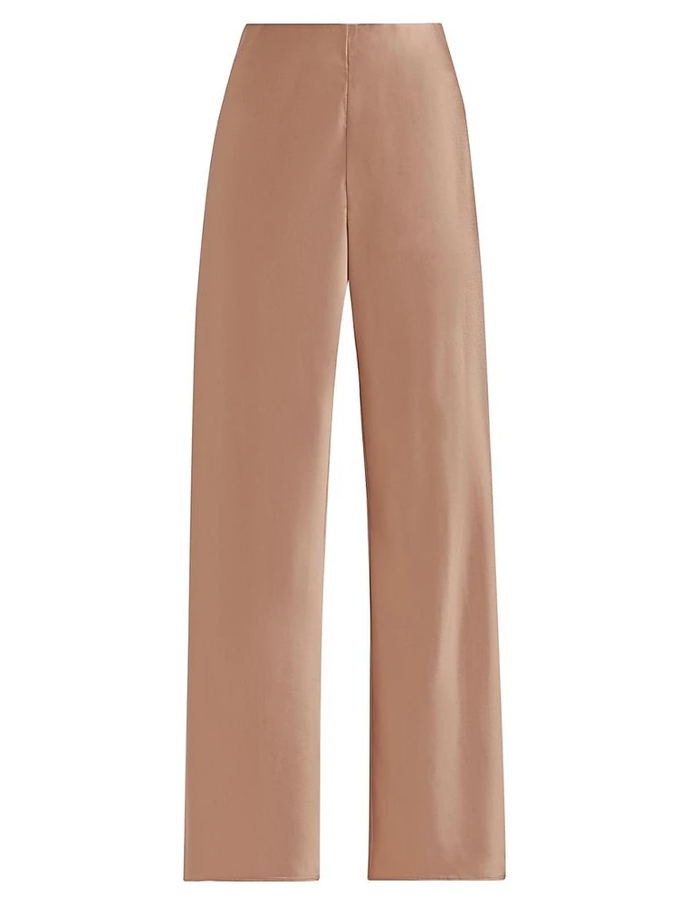 Bristol Satin Pull-On Pants