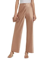 Bristol Satin Pull-On Pants