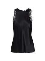 Ronan Silk Lace Racerback Tank