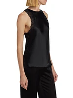 Ronan Silk Lace Racerback Tank