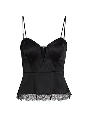 Fiorina Silk Lace Bustier Camisole