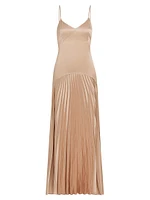 Jennelyn Pleated Slip Gown