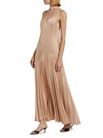 Jennelyn Pleated Slip Gown